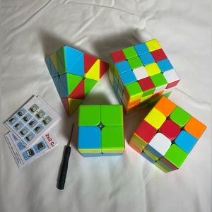 Speed Cube Set (4 pack)
